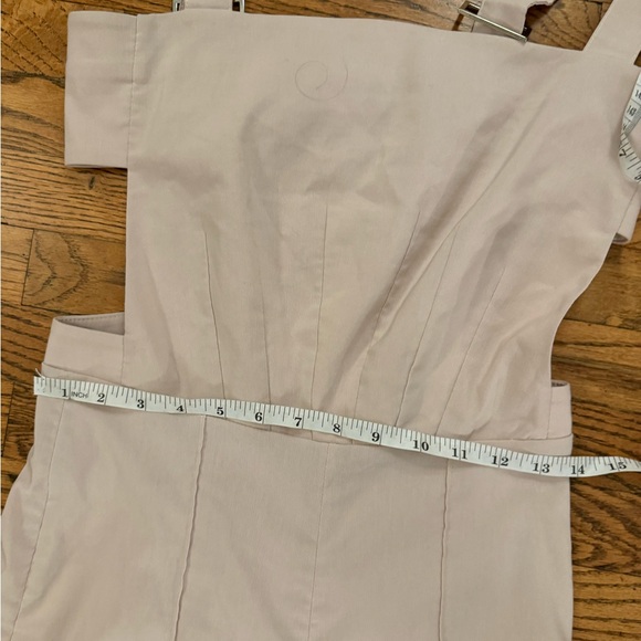Jonathan Simkhai Jumpsuit size 4 light pink cut out overall style nwot - Picture 7 of 10